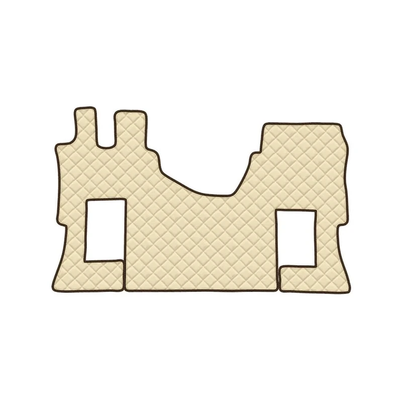 Lampa 96547 Rug Unique Faux Leather Cream