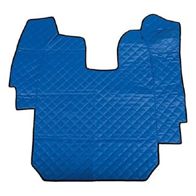 Lampa 96408. Faux Leather Central Rug Blue