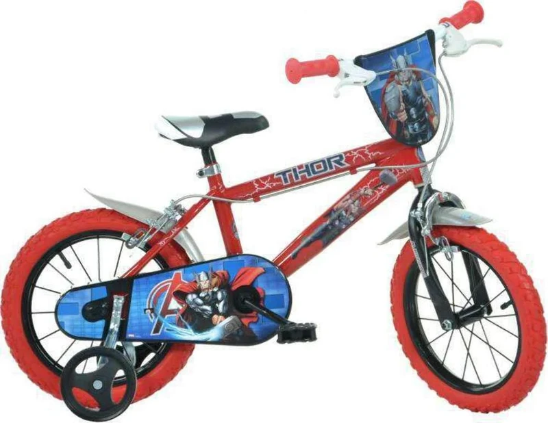 Dino Bikes 414U-THR Marvel Thor 14" Bicycle, Multi-Colour, 60 x 80 cm