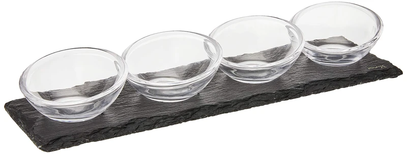 Quartet Serving Set with Slate - Image 1