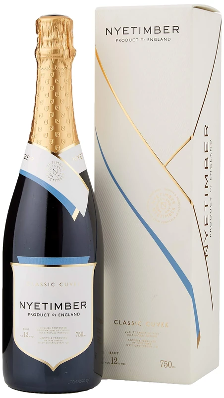Nyetimber Classic Cuvee Gift Boxed Sparkling Wine, 75 cl (package may vary)