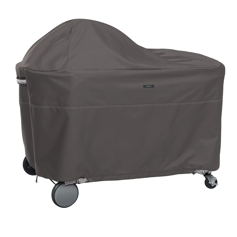 Classic Accessories - Premium Outdoor Grill Cover for Weber Summit, Water Resistant, Heavy Duty, Custom-Fit, WindLock Secure Attachment, Dark Taupe (55-787-265101-EC)