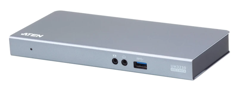 USB-C 8 port Multiport Docking station (USB-C, Gigabit LAN, DisplayPort Multi-Stream Transport, HDMI, audio and three USB 3.1 Gen 1 ports, 60W Power) ATEN UH3230, supports Windows®, OS X®, iPad Pro