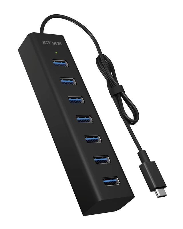 ICY BOX IB-HUB1409-U3 4-Way USB Hub (Type-A Connection) with 4x USB 3.0 (Type-A) black IB-HUB1700-C3 7x USB 3.0 (Type-A)