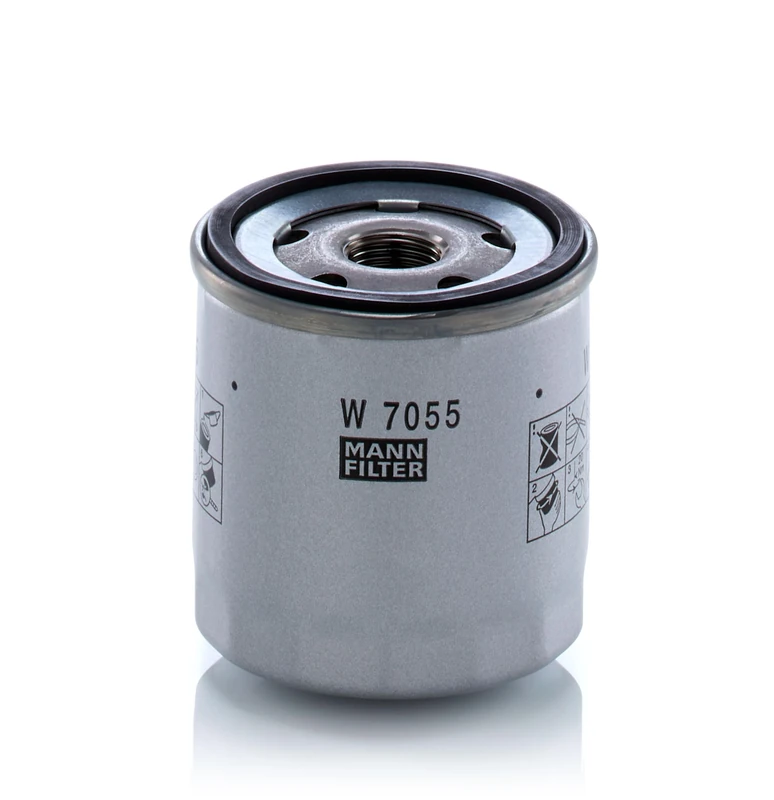 MANN-FILTER W 7055 Oil Filter Hydraulics filter - for Trucks + Buses