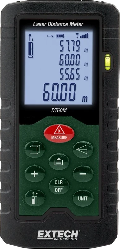Extech DT60M Laser Distance Meter, Green