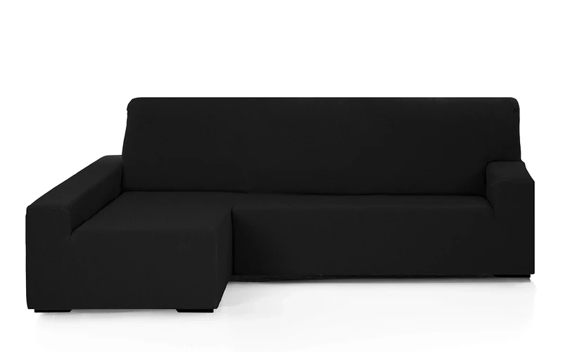 Martina Home Cover For Sofa Chaise Longue, Left Arm Left-Hand Desde 240 A 280 Cm Ancho Black