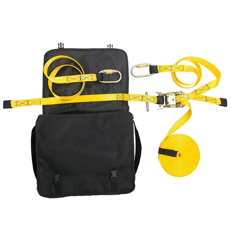 Portwest Temporary Horizontal Lifeline, Size: One Size, Colour: Yellow/Black, FP01YBR