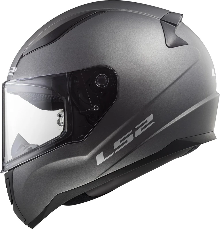 LS2 Motorcycle Helmets-Rapid Matt, Titanium, Size XS