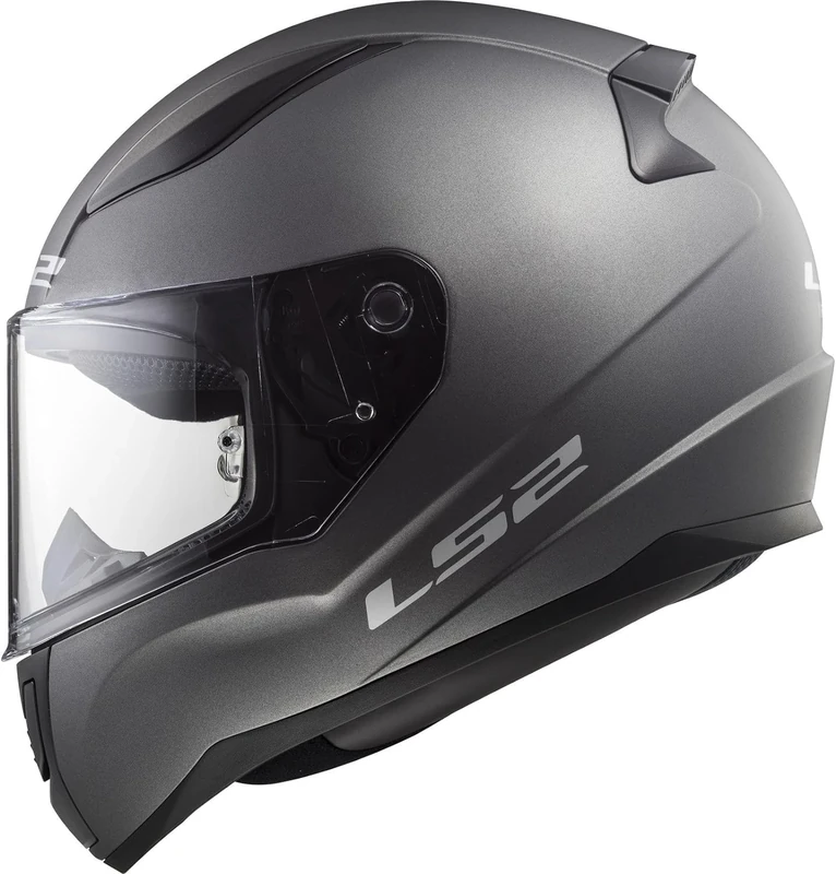 LS2 Motorcycle Helmets-Rapid Matt, Titanium, Size XL