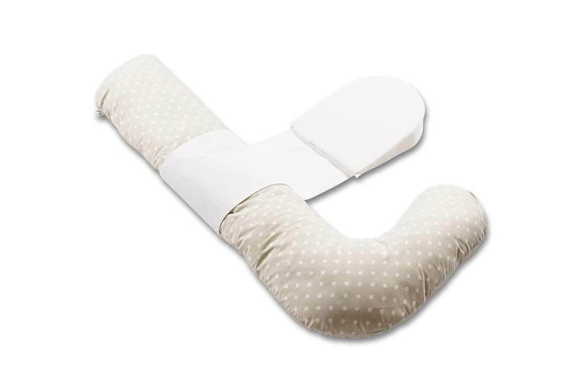 Italbaby Good Night Pregnancy Pillow, Dove Grey - Image 1