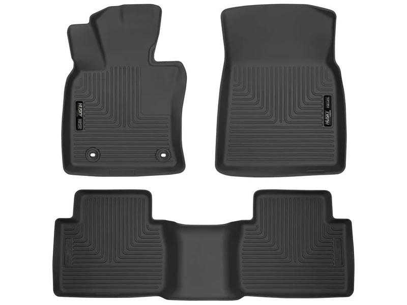 Husky Liners 95731 Black Front and 2nd Seat Floor Liner (Fits 18-18 Camry)