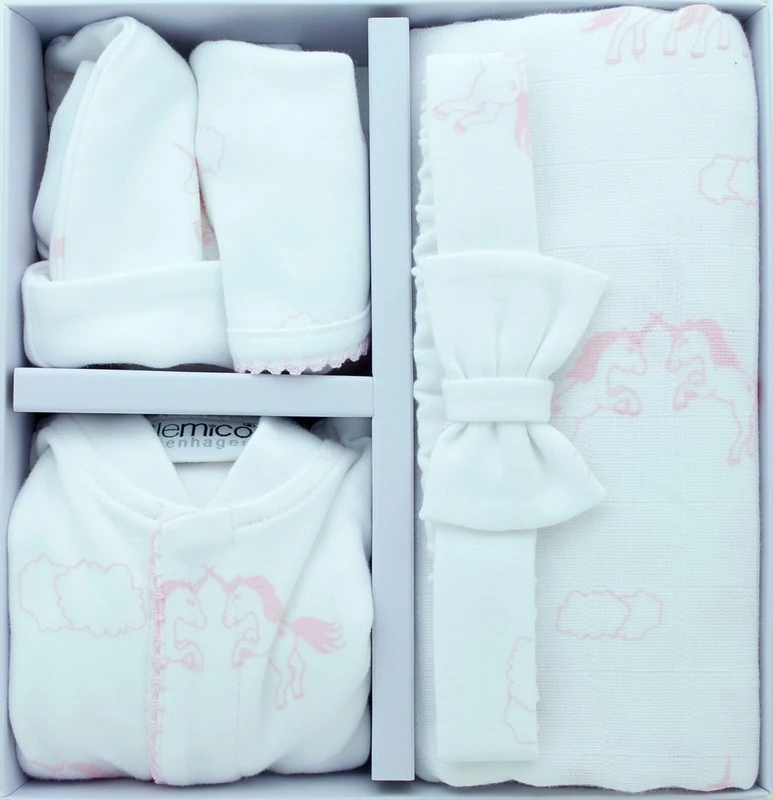 Little Mico Unicorn Take Me Home Gift Box, White