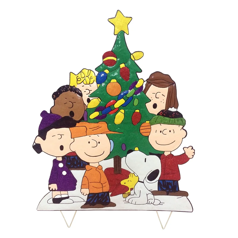 TisYourSeason Peanuts Gang Around the Tree Christmas Decoration