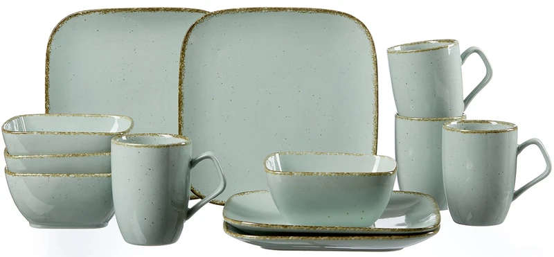 Ritzenhoff & Breker Casa Brunch and Breakfast Set, 12 Pieces, Blue, 38 x 27 x 27 cm