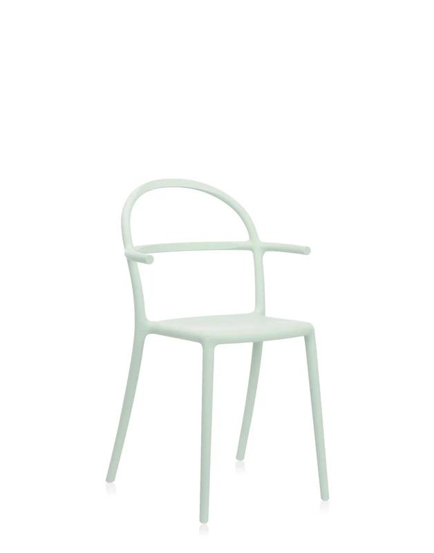 Kartell GENERIC C Chair, Plastic, Green, 52 x 51 x 83.5 cm
