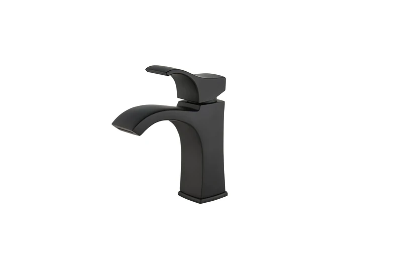 Pfister Venturi 4 in. Centerset Single-Handle Bathroom Faucet in Matte Black