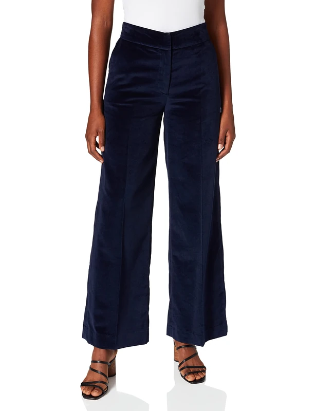 Libertine Libertine Women's 1411 Relaxed Trousers - Blue - 8 (Manufacturer's Size:Small) - Image 1