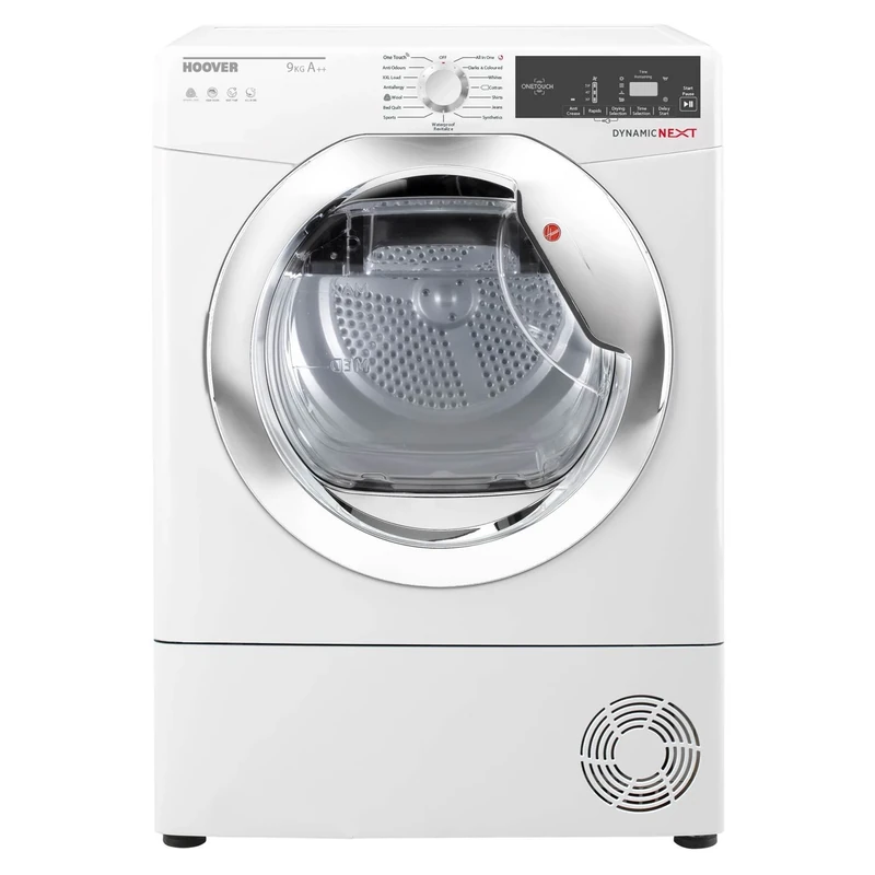 Hoover DX H9A2TCE Freestanding Heat Pump Tumble Dryer, NFC Connected, 9kg Load, White