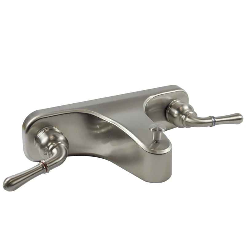 Danco 10883X Mobile Home Center-Set Tub/Shower Faucet, 8-Inch, Brushed Nickel Finish, 8 inch