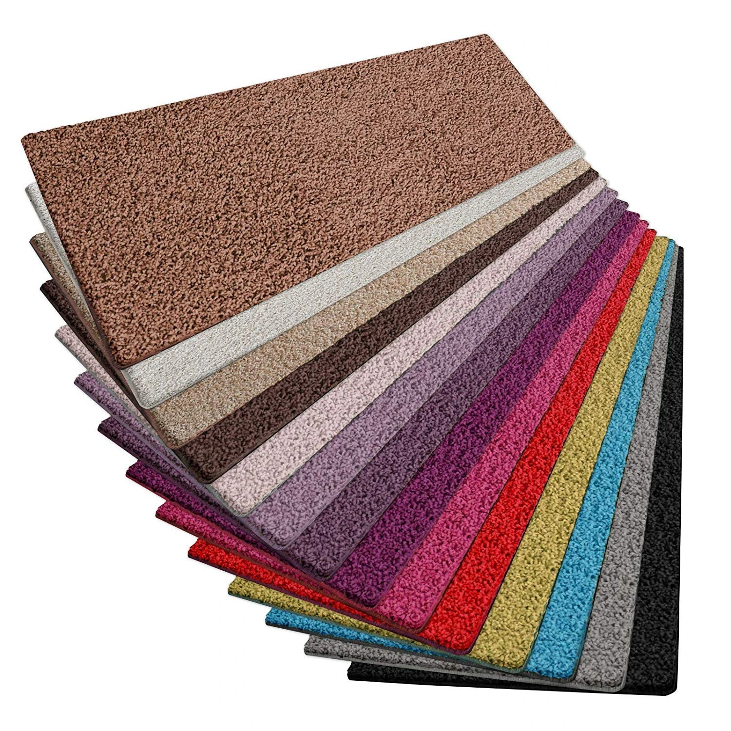 casa pura® Shaggy Rug Runner for Hallway, Light Brown 66x300cm | High Pile Rug | Barcelona | Multiple Colours | Custom Width & Length | Matching Stair Treads Available