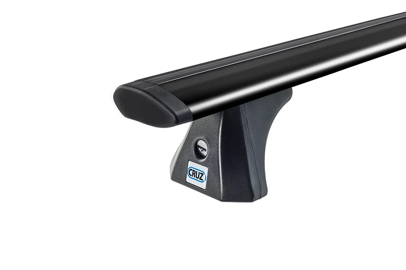 Cruz Arearicambi – Roof Bars Model Airo Dark T Aerodynamic Aluminium Black 118 cm Silver