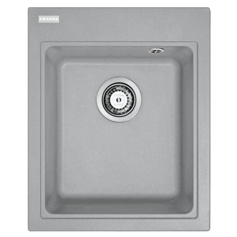 Franke 114.0330.913 Kitchen Sink Made of Granite with a Single Bowl, Stone Grey