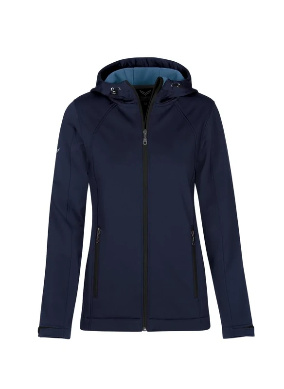 Trigema Women's 507907 Jacket, Blue (Navy 046), L