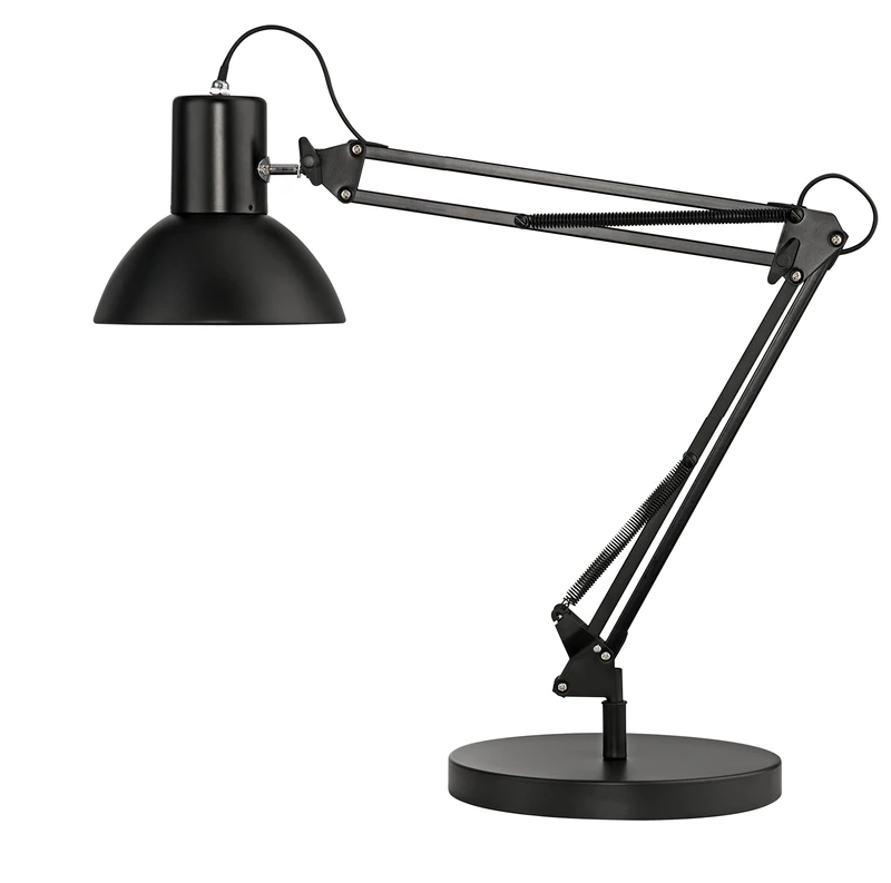 Unilux Success 66 cm Arm Home Office Desk Lamp, Black