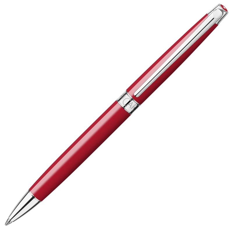 Caran d'Ache CD4781.77 Leman Slim Scarlet Ballpoint Pen