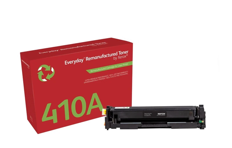 Everyday by Xerox Compatible HP 410A CF410A Black Toner, Standard Capacity, Remanufactured
