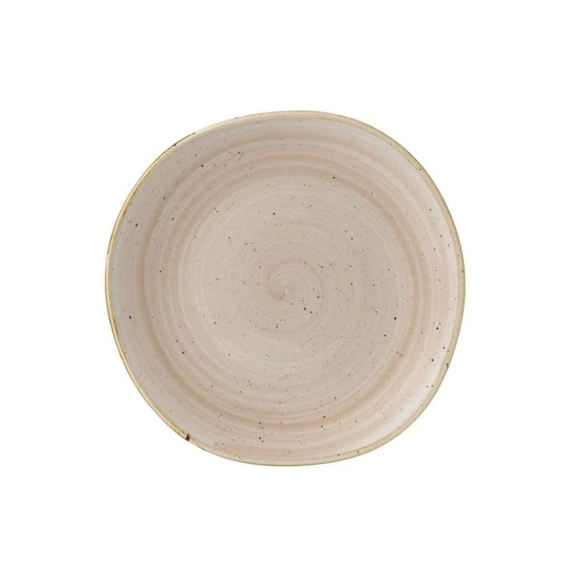 Churchill Stonecast Round Plate Nutmeg Cream 264mm