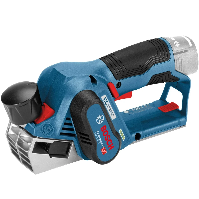 Bosch Professional 12V System Cordless Planner GHO 12V-20 (incl. 2X Planer Blade, 56 x 5.5 x 1.1 mm, Without Battery/Charger)