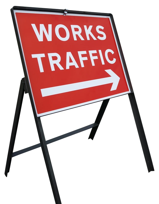 Caledonia Signs 58553 Sign, Frame 600 mm x 450 mm x 300 mm Legs