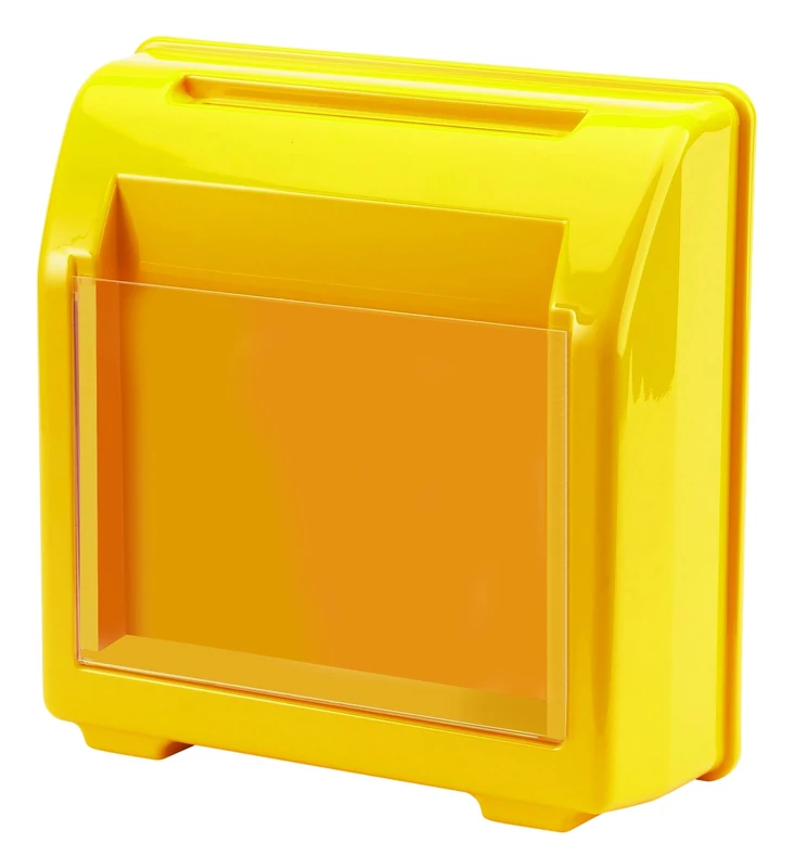 Caledonia Signs 56689 Suggestion Box, 275 mm x 275 mm x 100 mm, Yellow