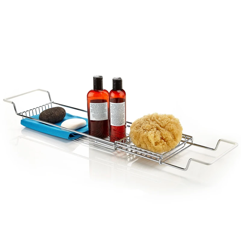 Home Intuition™ Over the Tub Expandable Shower and Bathtub Tray Caddy (1)