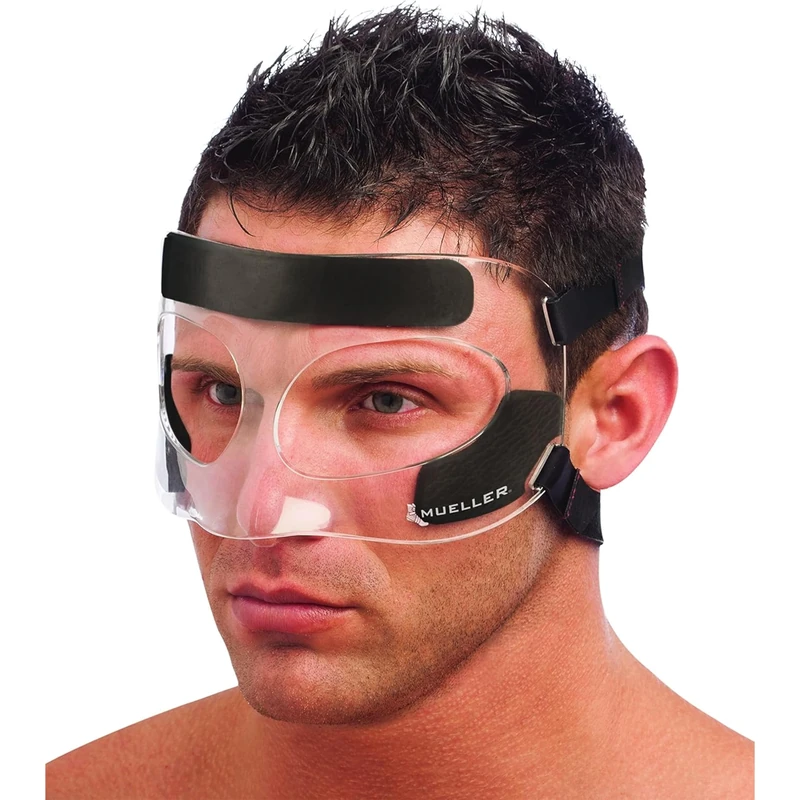 MUELLER 81457, Protection Against Impact Injury to Nose and Face Unisex - Adult, Transparent, One Size