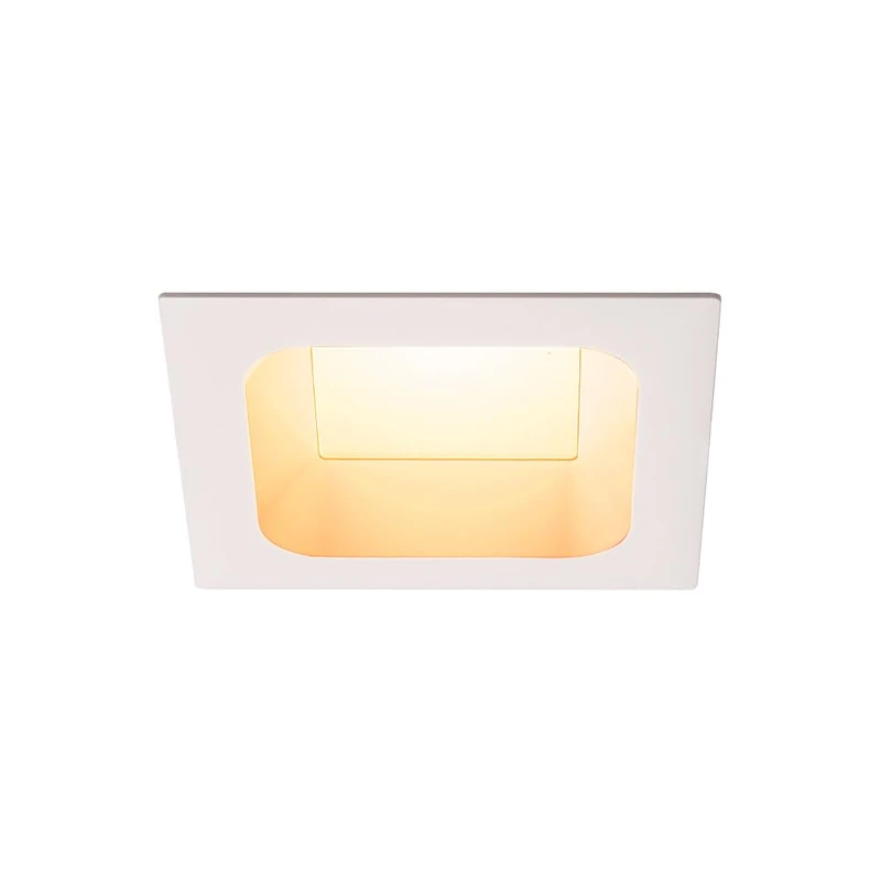 SLV recessed Wall and Ceiling Light VERLUX/Interior Ceiling and Wall Lighting, LED spot, recessed Light, recessed Wall Light, Ceiling Spotlight / 3000K 22W 1800lm White dimmable 80 Degrees