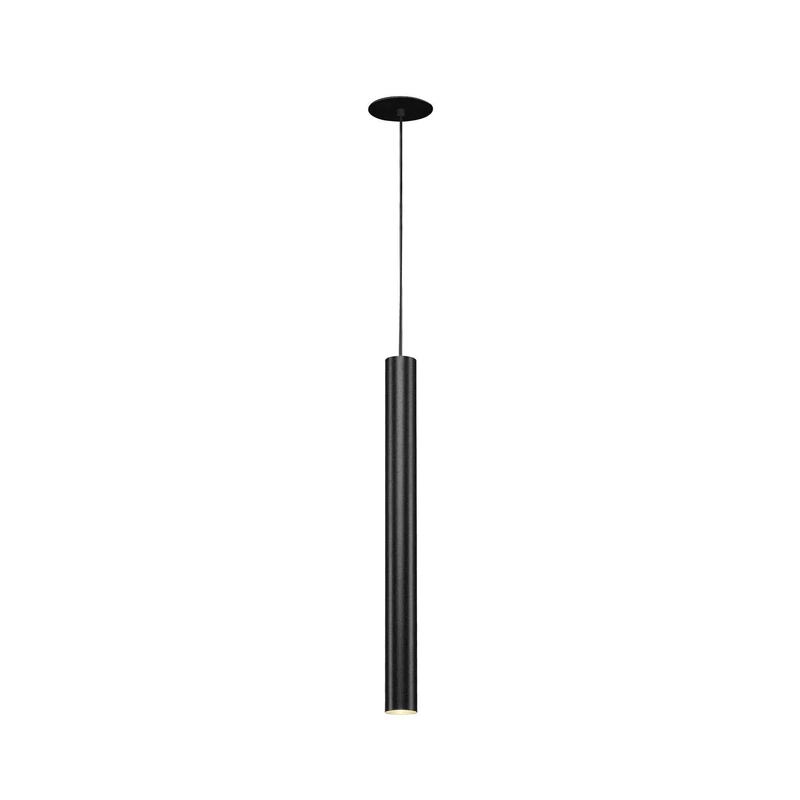 SLV Pendant Light Helia 40 / Living-Room lamp, Indoor Lighting, Dining-Room Drop Light, LED, Ceiling Light / 3000K 9W 700lm Black 30 Degrees
