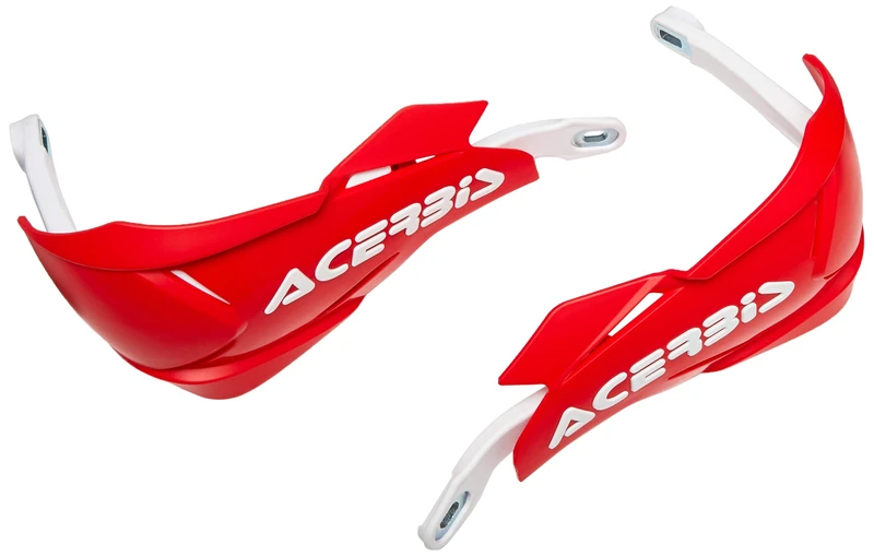 Acerbis 22397.343 Moto Hand Guards, Red/White, Size Unifit - Image 1