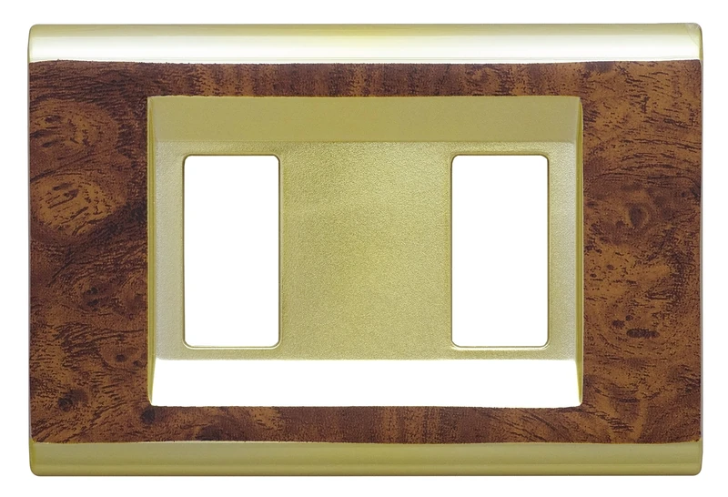 Feb 2582/RO Plate Click to 2 modules, Radica/Gold