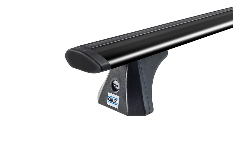 Cruz Arearicambi – Roof Bars Model Airo Dark X Aerodynamic Aluminium Black 128 cm Silver