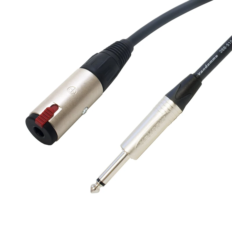 Tour Grade Van Damme SPEAKER Mono Jack Extension Socket Lead 2x1.5mm Conductor Size. AMP CAB Cable (15m)