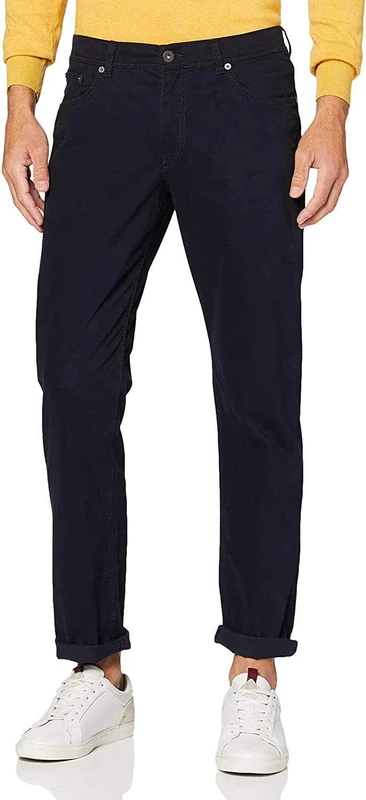 Brax Men's 80-2000 Straight Leg Trousers, Blue (Perma Blue 21), W38/L34