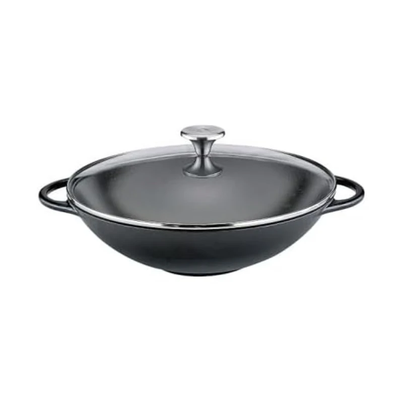 Küchenprofi Wok Glass Lid -Kp415001030 Woks and Wok Pans 30 cm Black