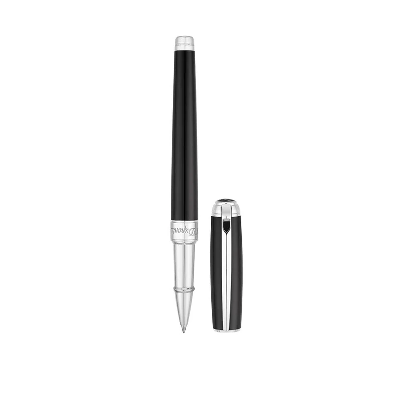 S.T. Dupont Line D Medium Rollerball Pen Black/Palladium