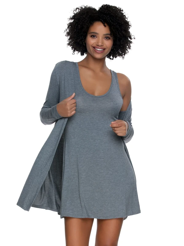 Felina Modal Tank Chemise & Wrap - Image 1