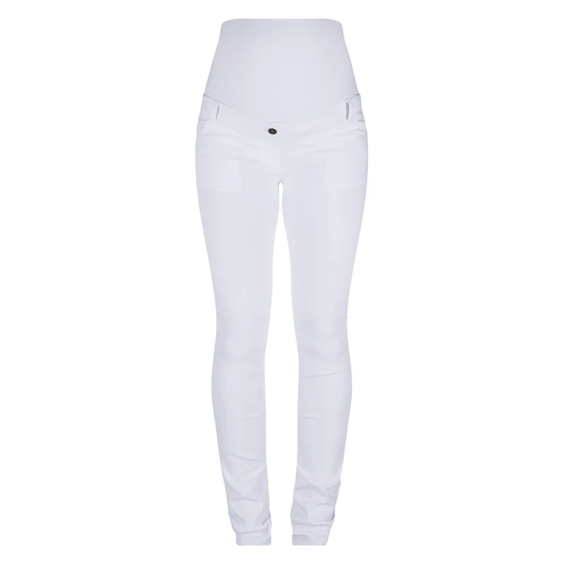 Love2Wait Women Sophia Super Skinny Pants - White, 30-Inch