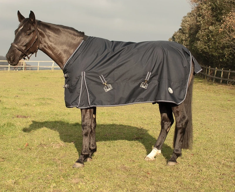 Rhinegold 0 Rhinegold Torrent Rug-lightweight.no Fill Outdoor rug, Black, 5 UK