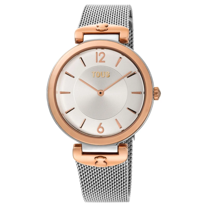 TOUS Watches s-mesh Womens Analogue Quartz Watch with Stainless Steel Bracelet 700350285